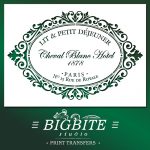 Shabby Chic Stencil: Cheval Blanc Hotel