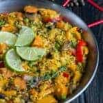 vegan paella (Caribbean paella)