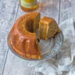 Coconut rum cake