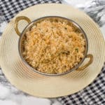 Toasted coconut caribbean rice