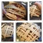 process to make a lattice pie crust
