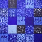 Nasser Soumi, Multiple de Carreaux (25p), 2014, acrylic on canvas, 101 x 101 cm