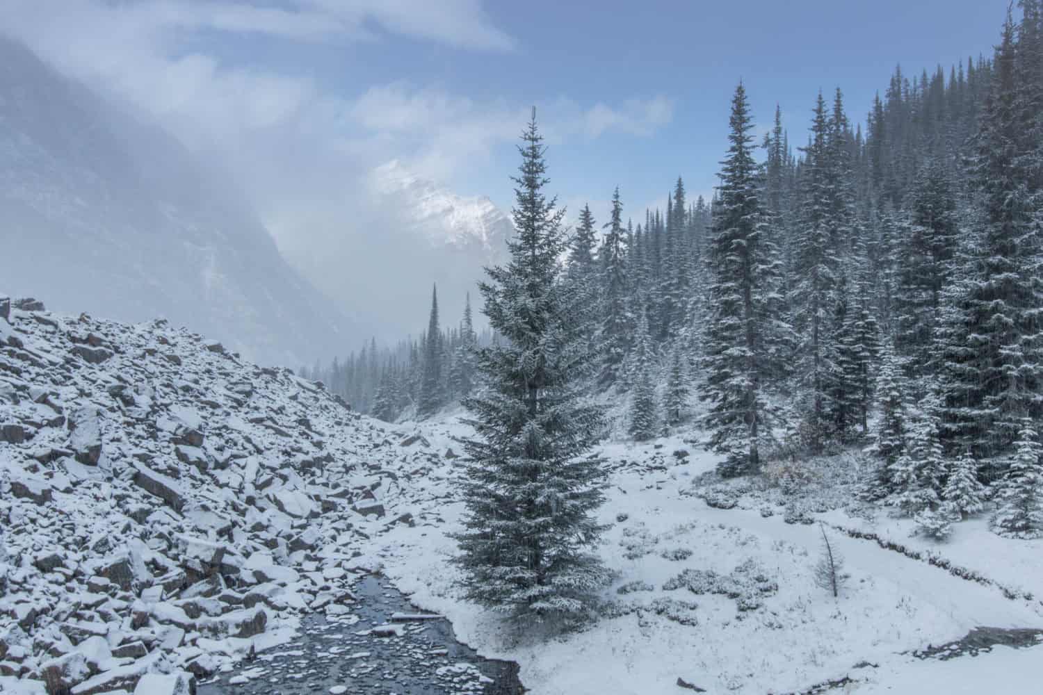 Schneller Wetterumschwung in den Rocky Mountains