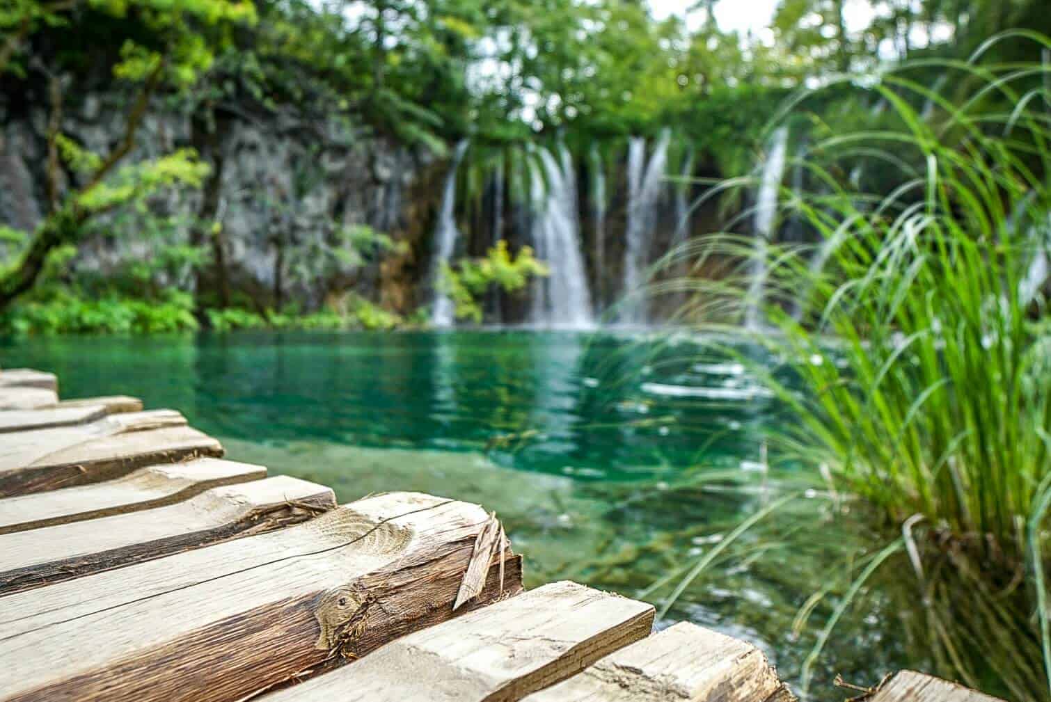 Motorradtour durch Kroatien – 3 Wochen und 10 Stationen auf dem Balkan 3 Stege an den Plitvicer Seen