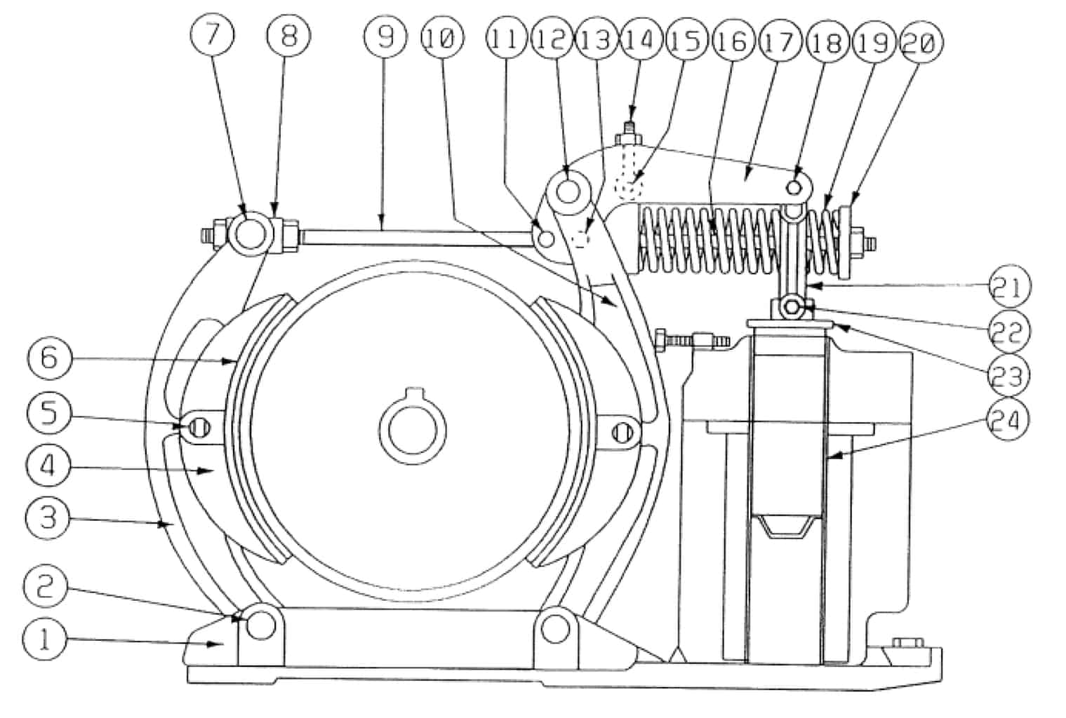 TYPE DI 239-F MAGNETIC BRAKE
