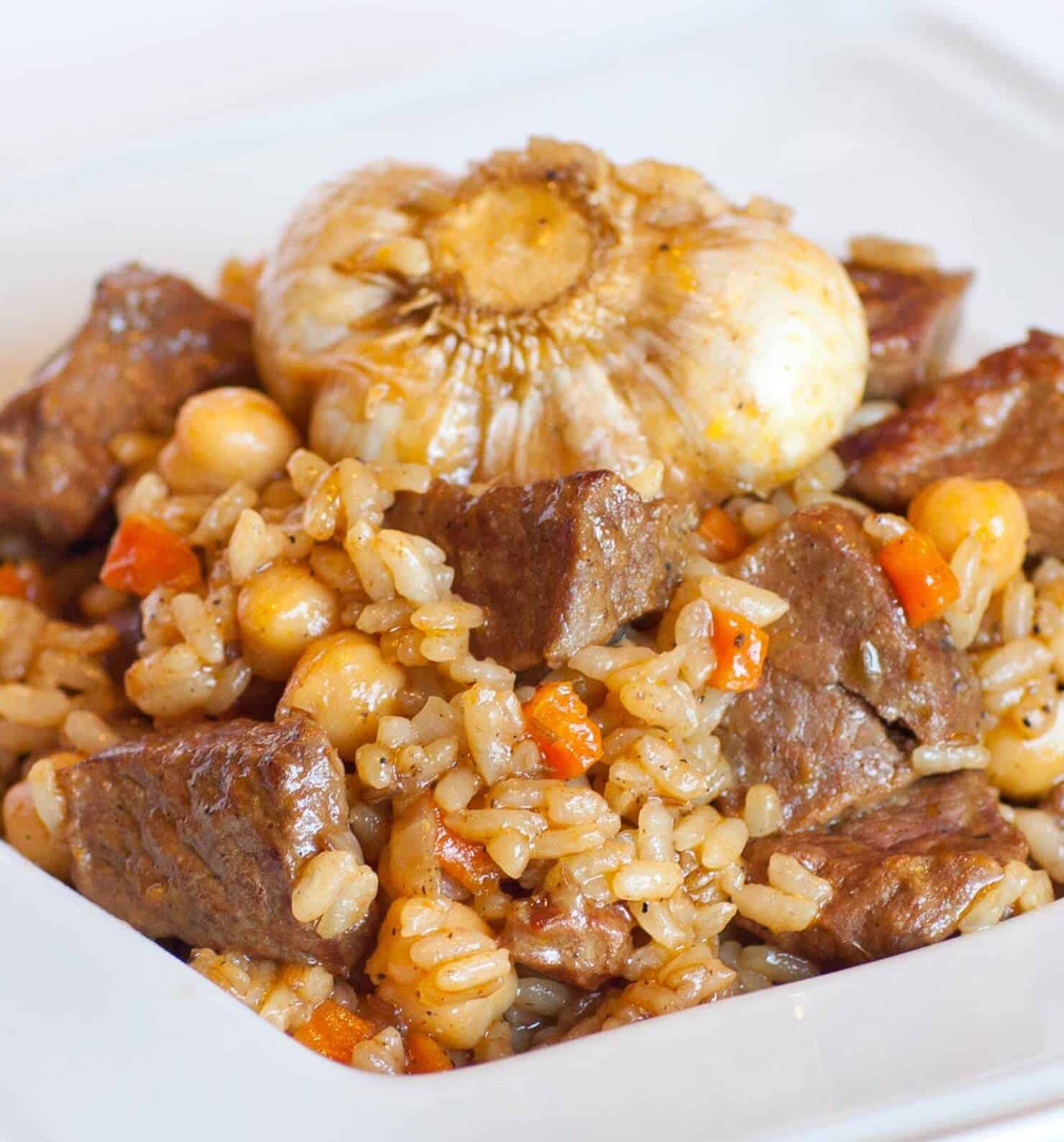 Plov CuminGinger Rice Pilaf with Braised Beef Tatyanas Everyday Food