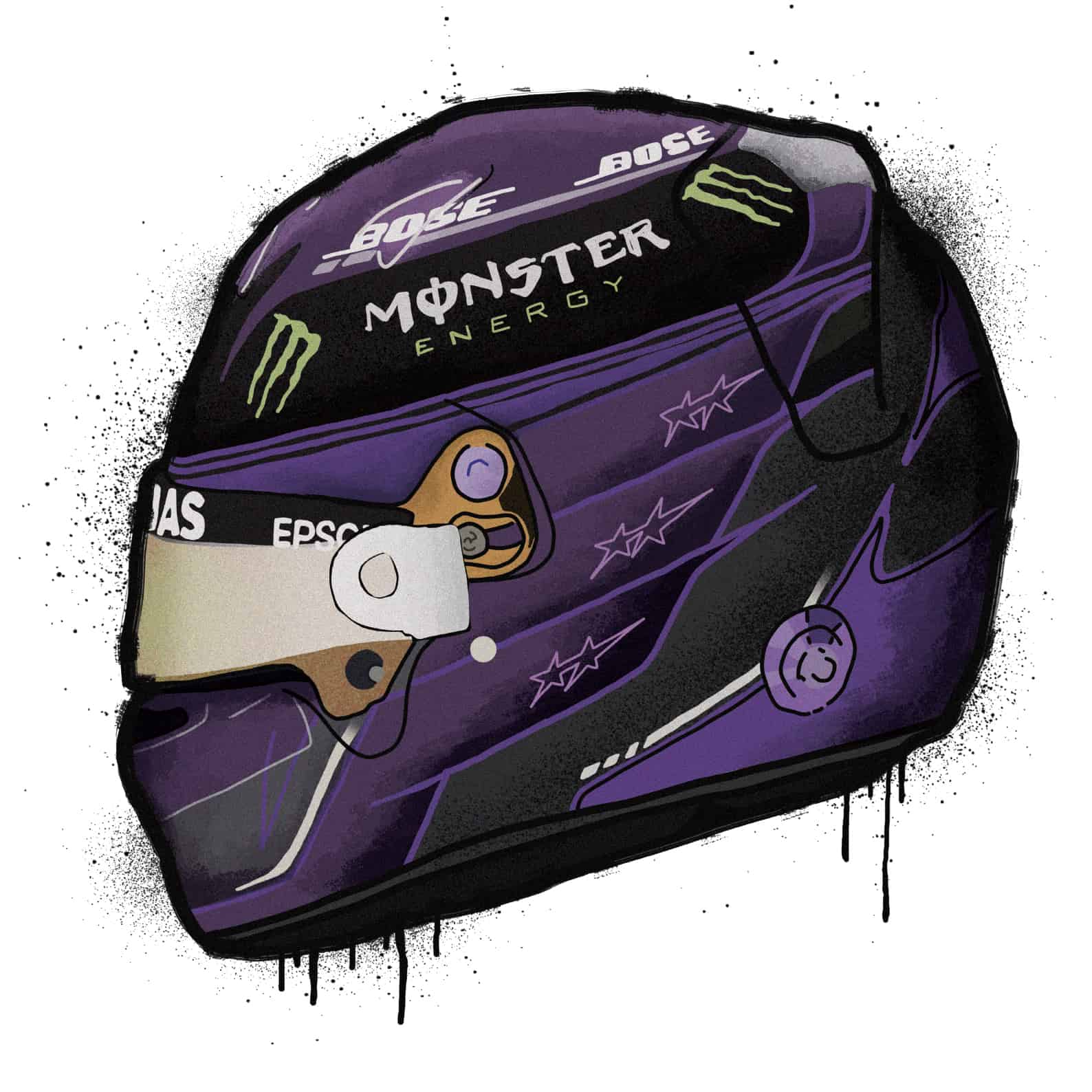 Lewis Hamilton 2020 Black Lives Matter Formula 1 Helmet ...