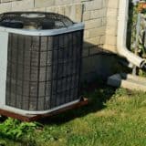 An applewood outdoor air conditioner