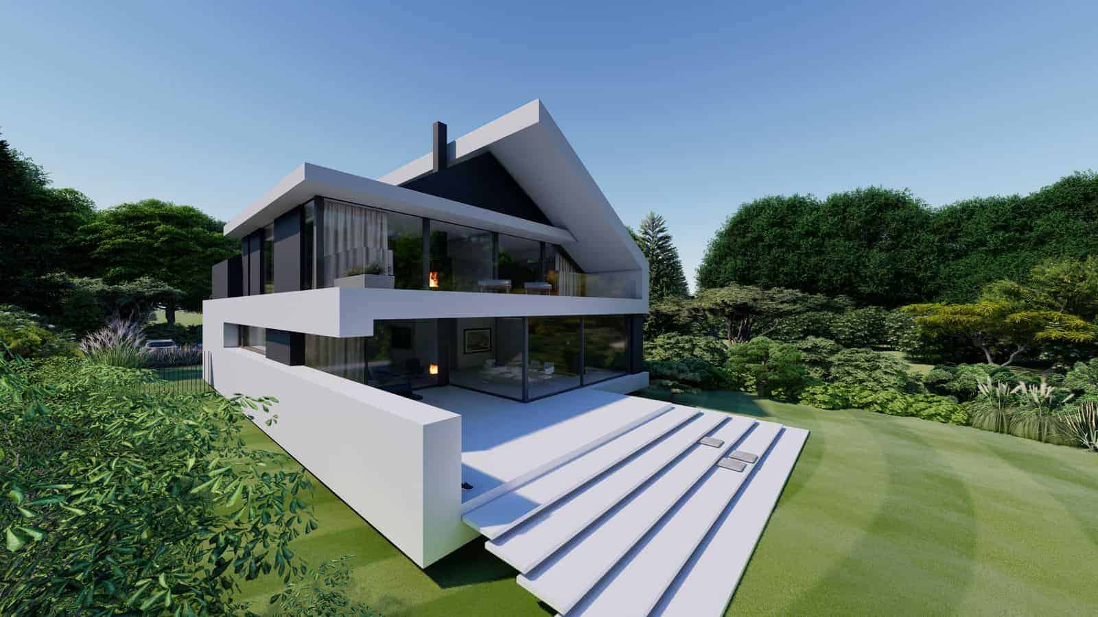 Moderne Satteldachvilla in Bremen | AVANTECTURE