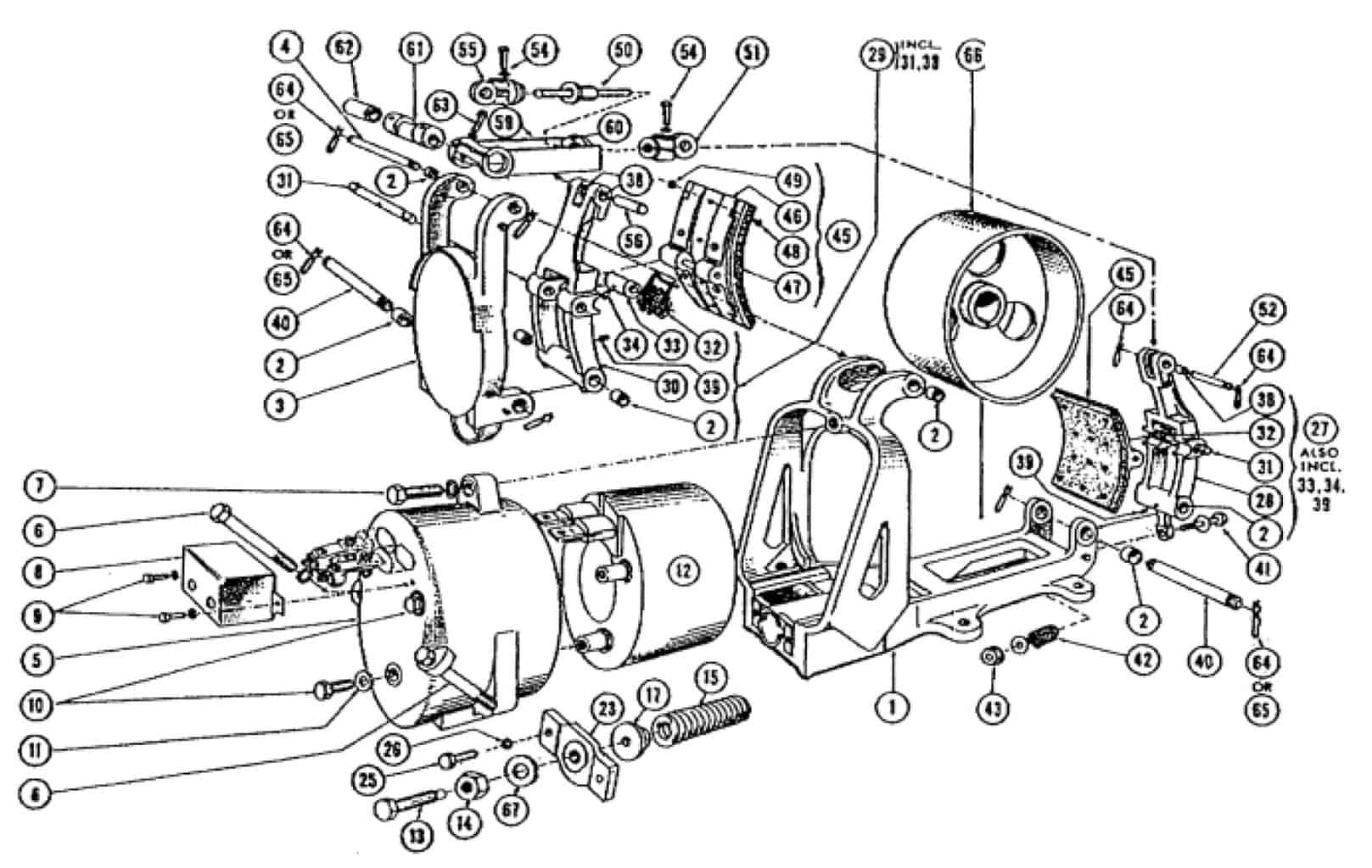 CLARK 13 DC MAGNETIC BRAKE