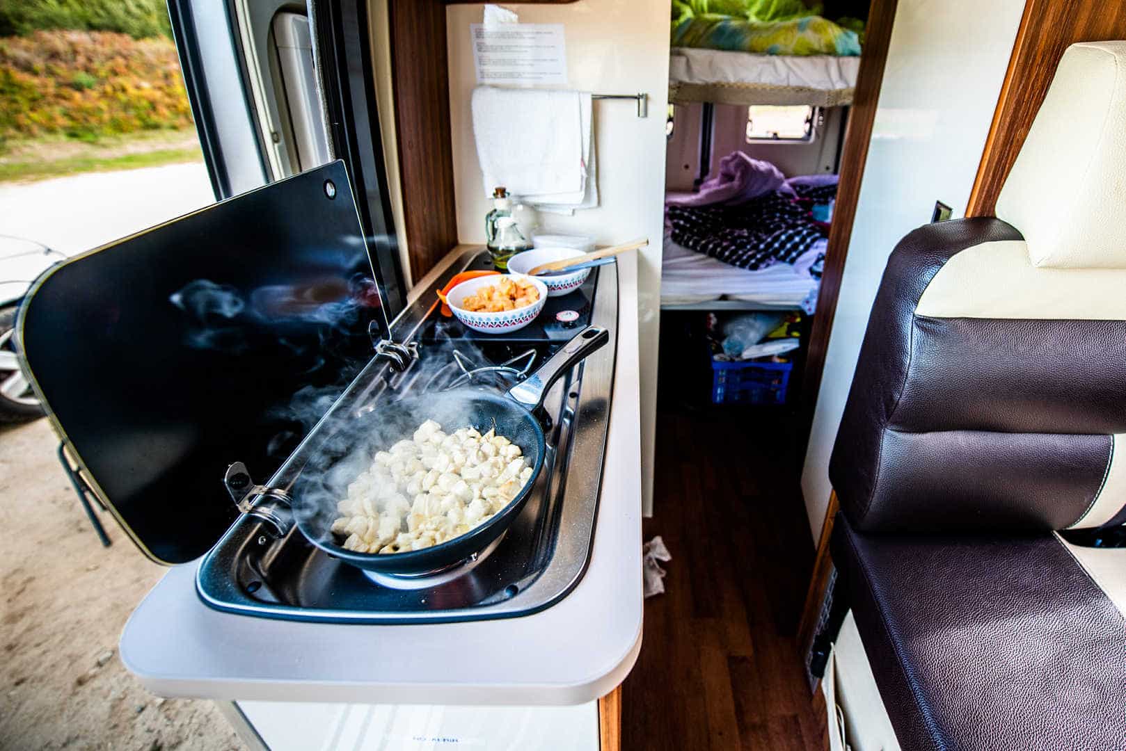 Cookers in Campervans shutterstock Cookers in Campervans shutterstock