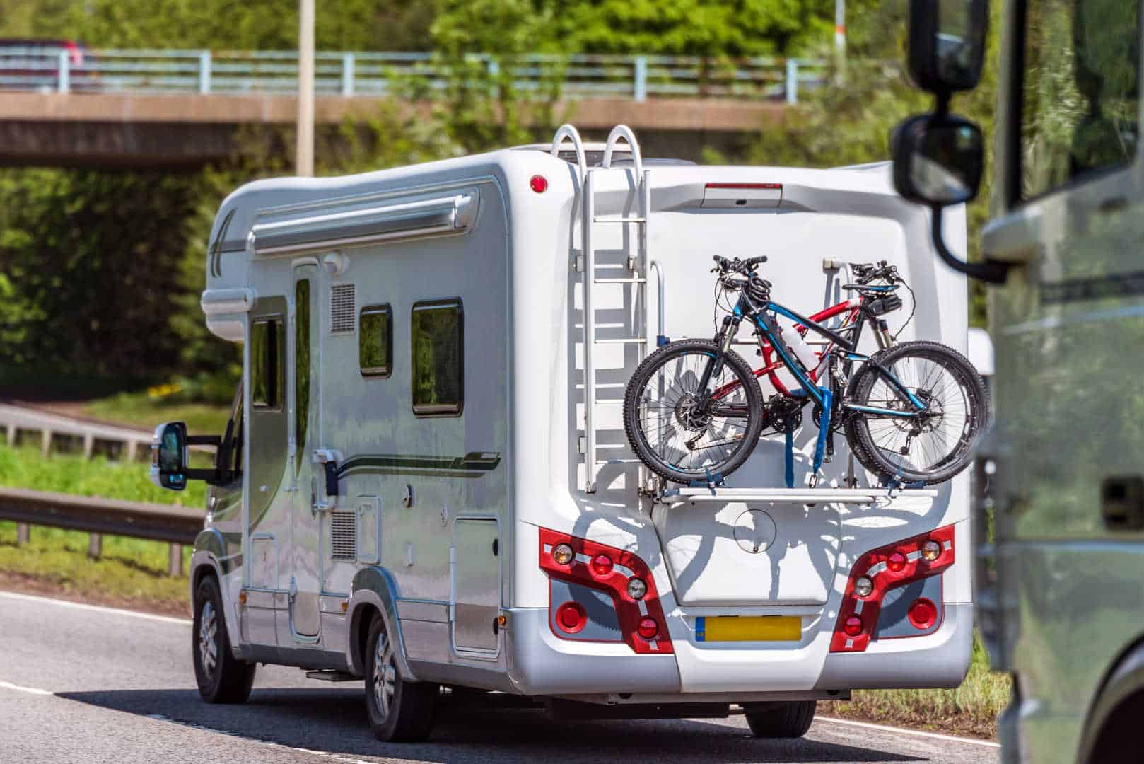 Motorhomes on the Motorway shutterstock Motorhomes on the Motorway shutterstock