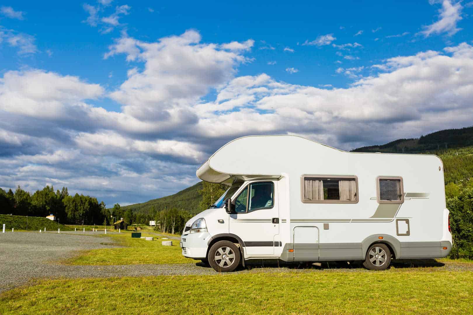 Motorhome Storage shutterstock motorhome parked in field