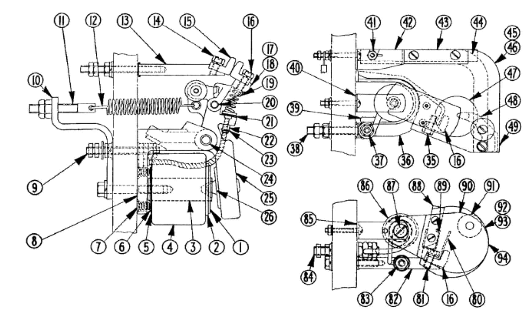 No. 560 100 Amp Spring Closed D-C Contactor