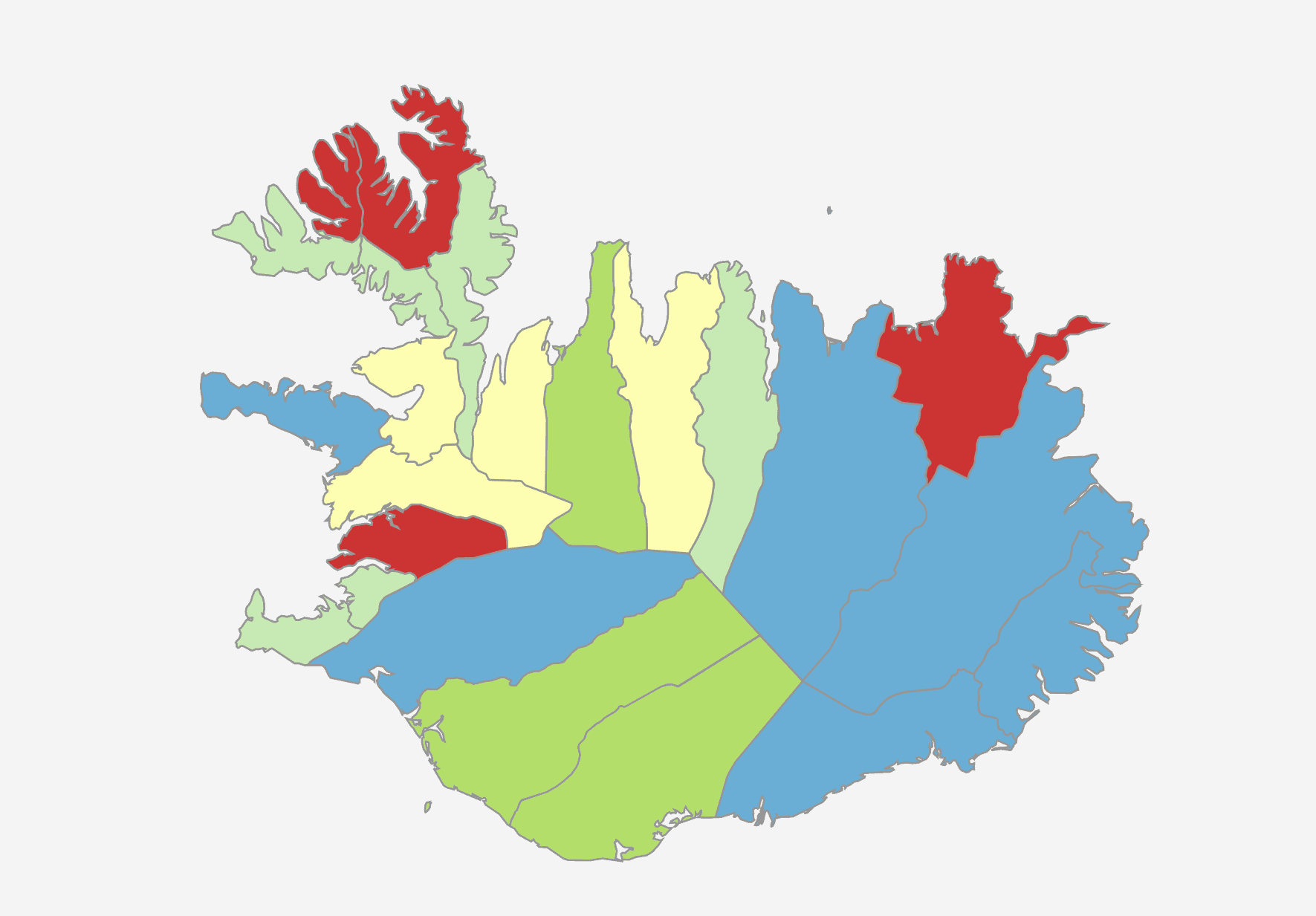 iceland mapchart europe detailed create