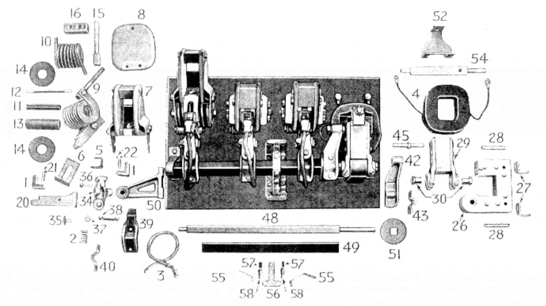 D.C. MAGNETIC CONTACTOR FORM 100-3L3A