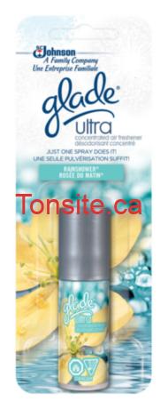 Désodorisant Glade Ultra (concentré) à 1.19$ après coupon! glade - Désodorisant Glade Ultra (concentré) à 1.19$ après coupon!