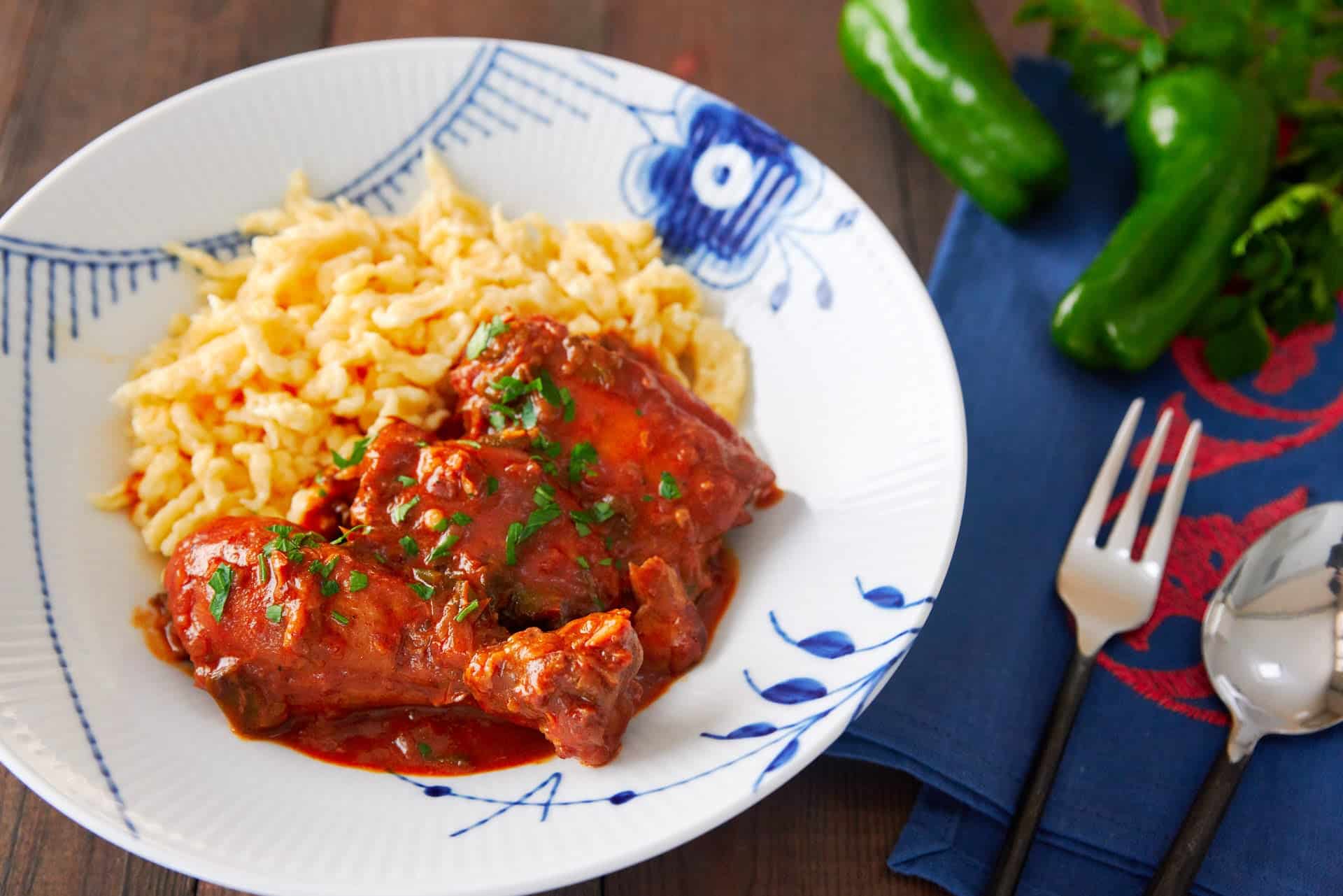 Chicken Paprikash Recipe Hungarian Paprika Chicken