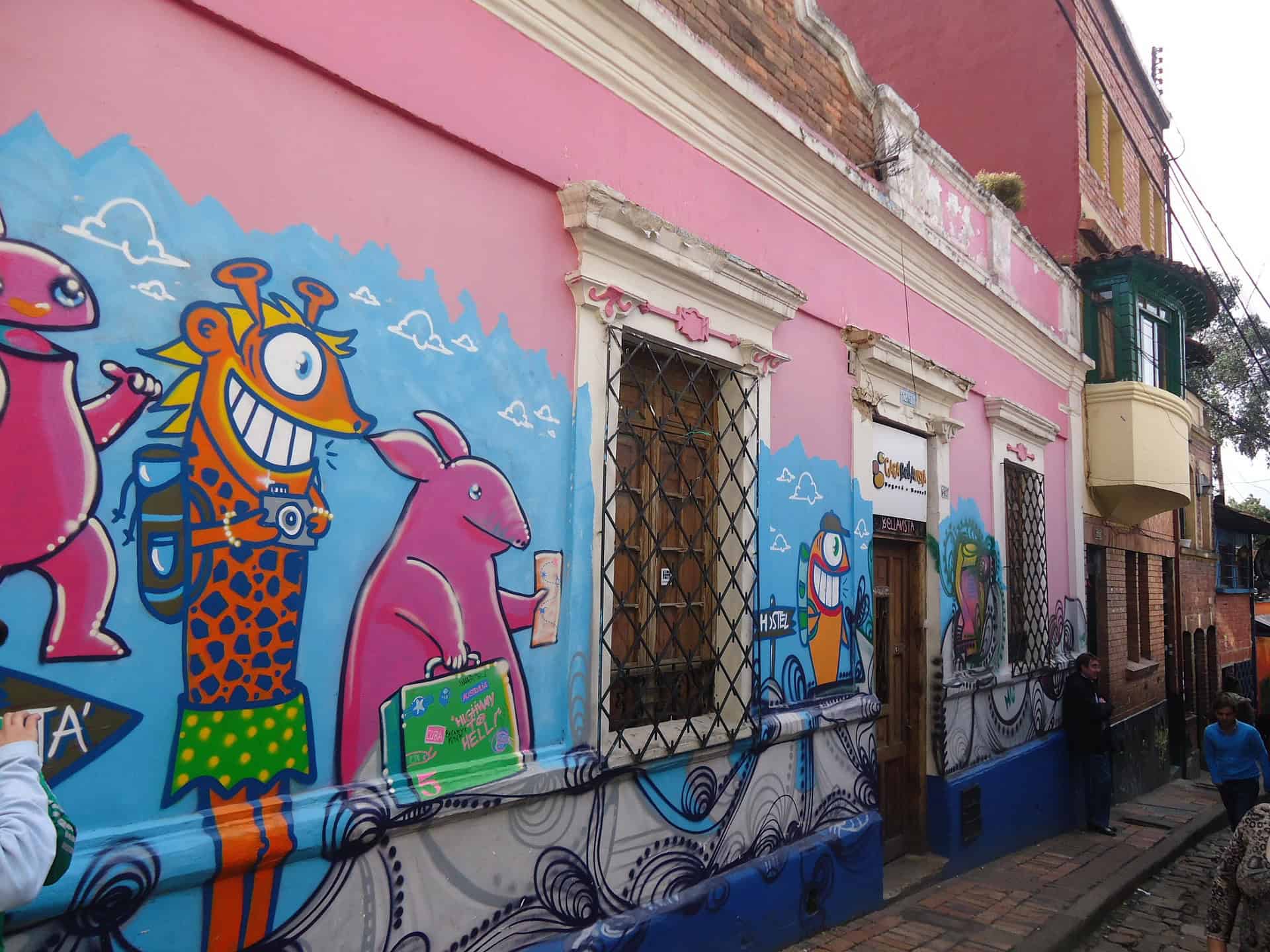 Straßen in der Stadt Bogota