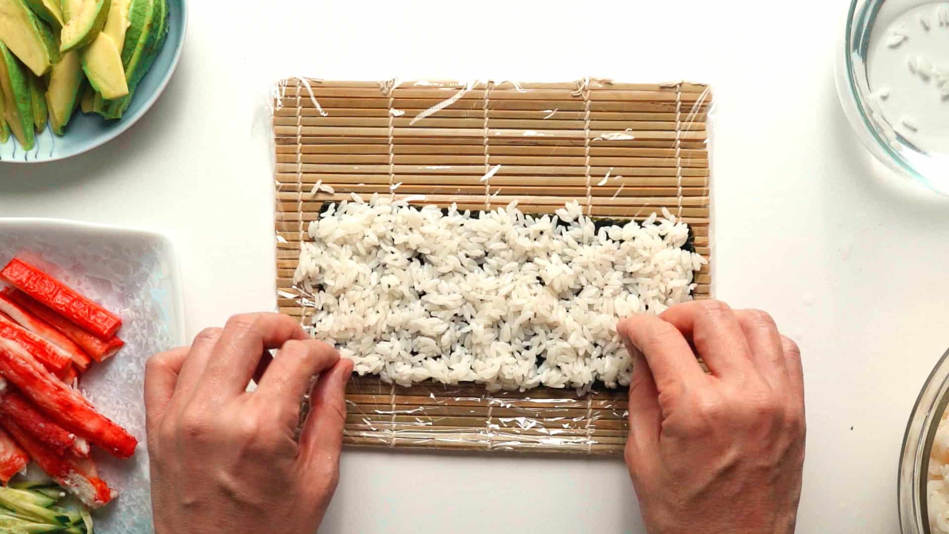 How To Make California Rolls Video And Step By Step Photos