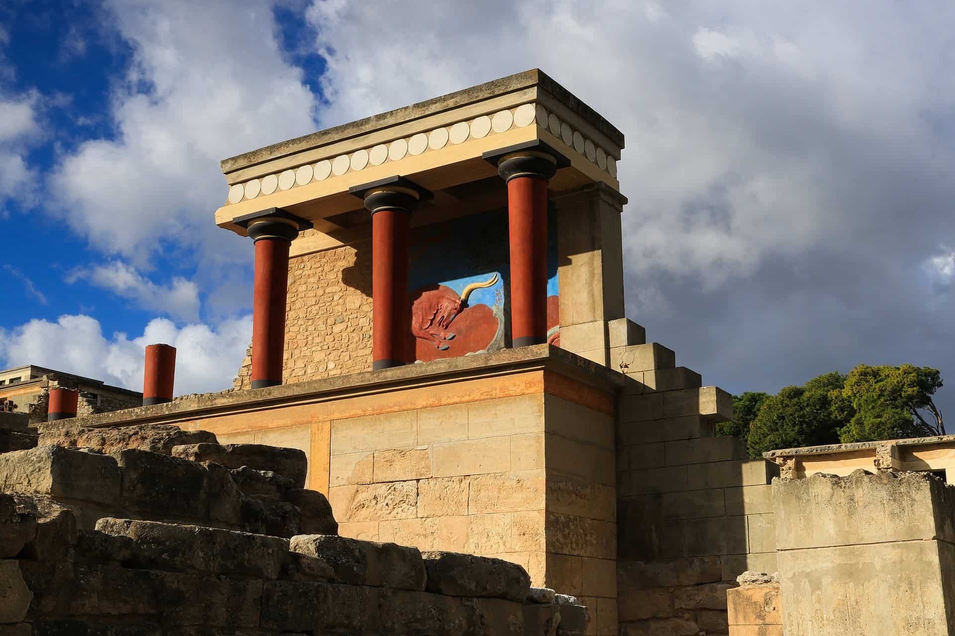 Ruinen vom Palast Knossos - Griechenland Kreta Ruinen vom Palast Knossos - Griechenland Kreta