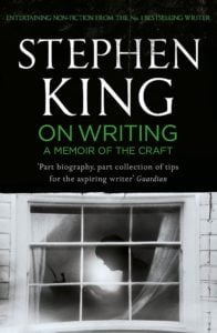 On Writing by Stephen King book cover