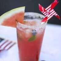 Red, White, and Blue Mojitos
