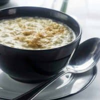 Close up of the porridge