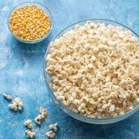 popcorn in a bowl
