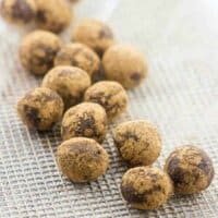 energy balls in rows