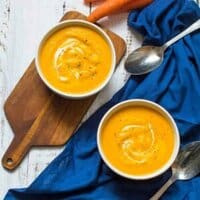 two soup bowls