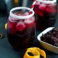 two glasses of sorrel