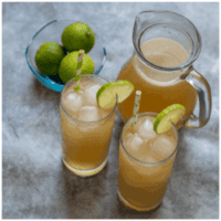 tall glasses of lemonade