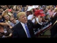 Photo of Donald Trump at rally