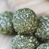 Moringa Energy Balls - Cashew and Maple Style (3 ingredients)
