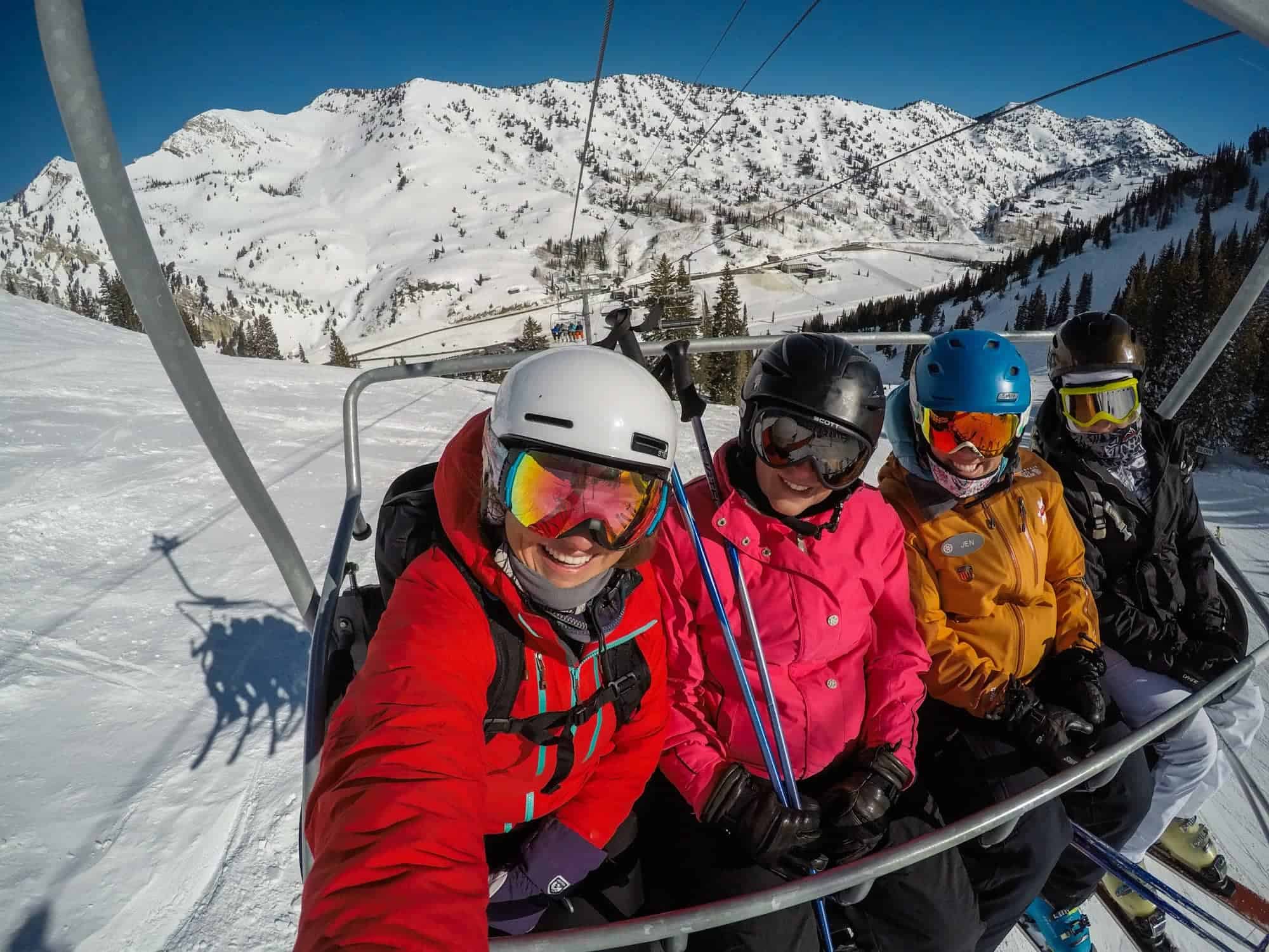 Want to improve your ski skills? The 3-day Alta Lodge Women’s Ski Camp offers world-class instruction with a supportive group of females.