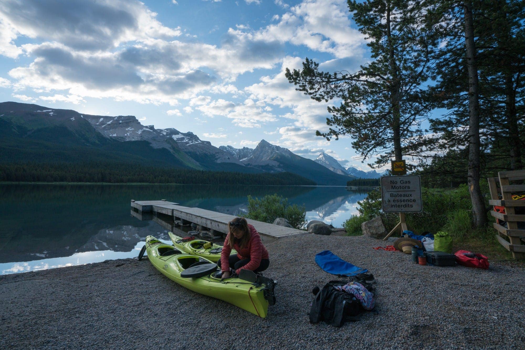 Maligne Lake Kayaking Trip in Jasper National Park Bearfoot Theory