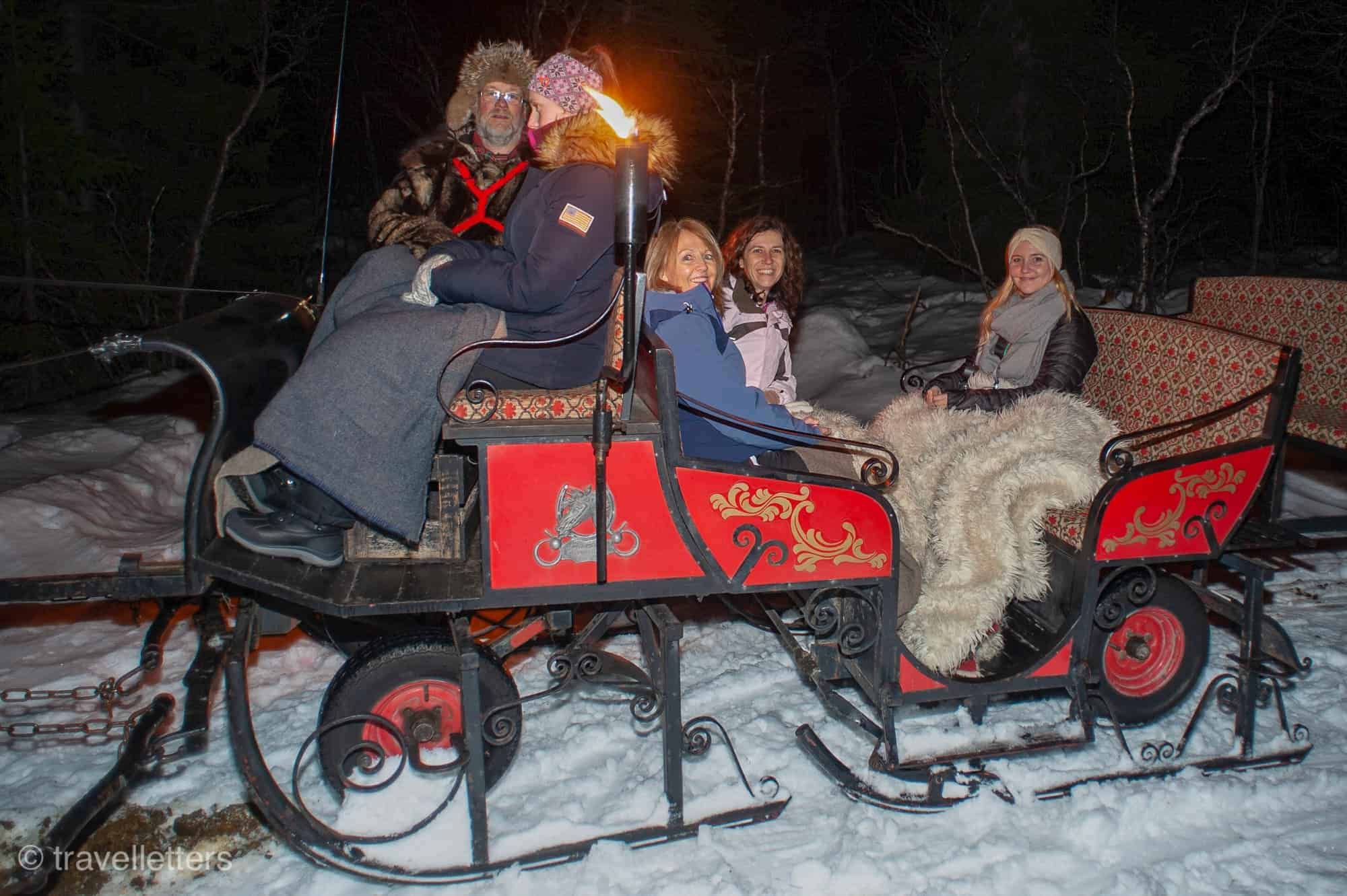 Kanefart på kvelden med Torgeir fra Fjellrittet på Beitostølen Kanefart, Beitostølen, Valdres, 5 ting å gjøre på Beitostølen på vinteren uten ski på beina