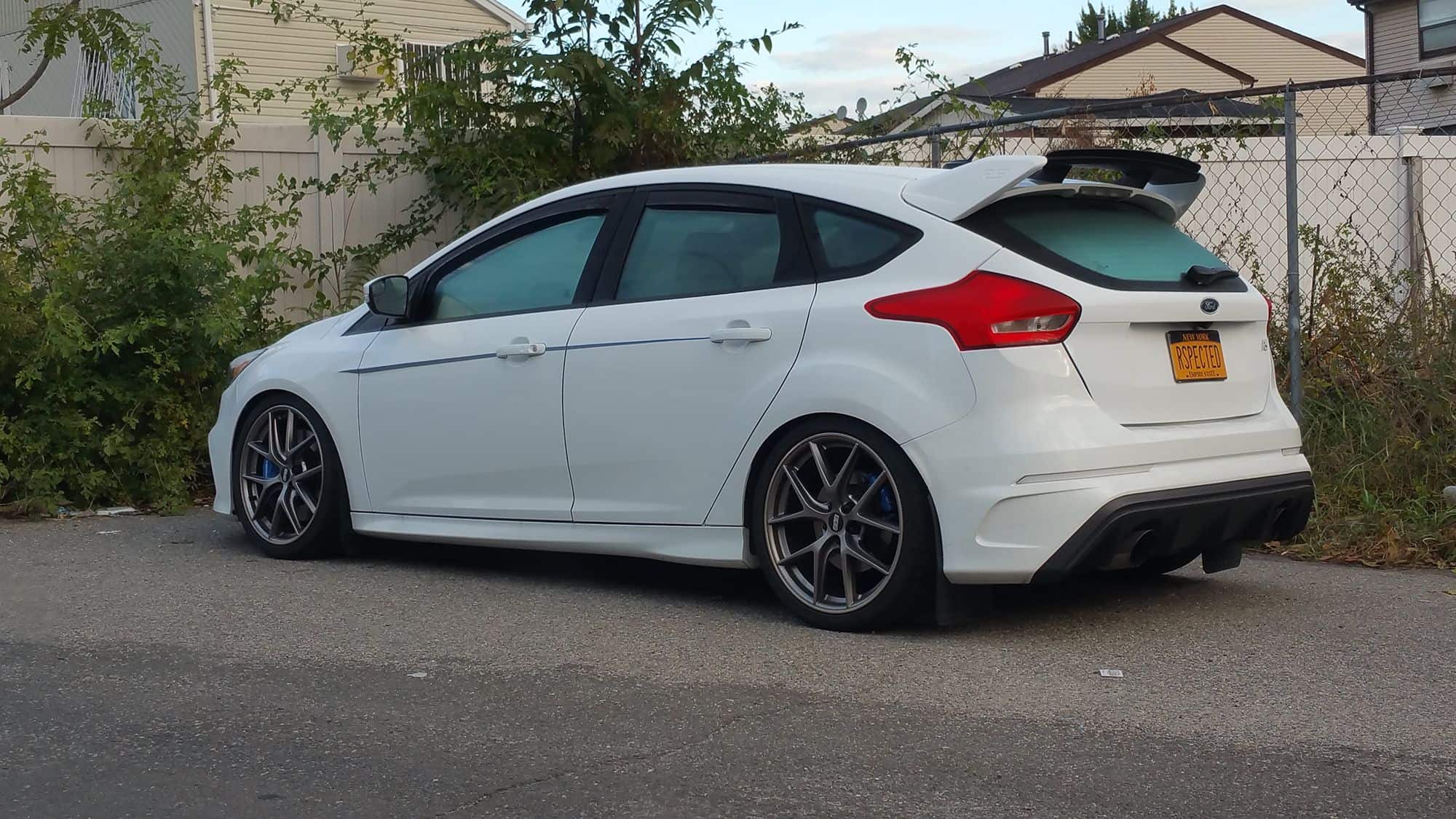 Ford Focus RS Mk3 White BBS CIR Wheel Front