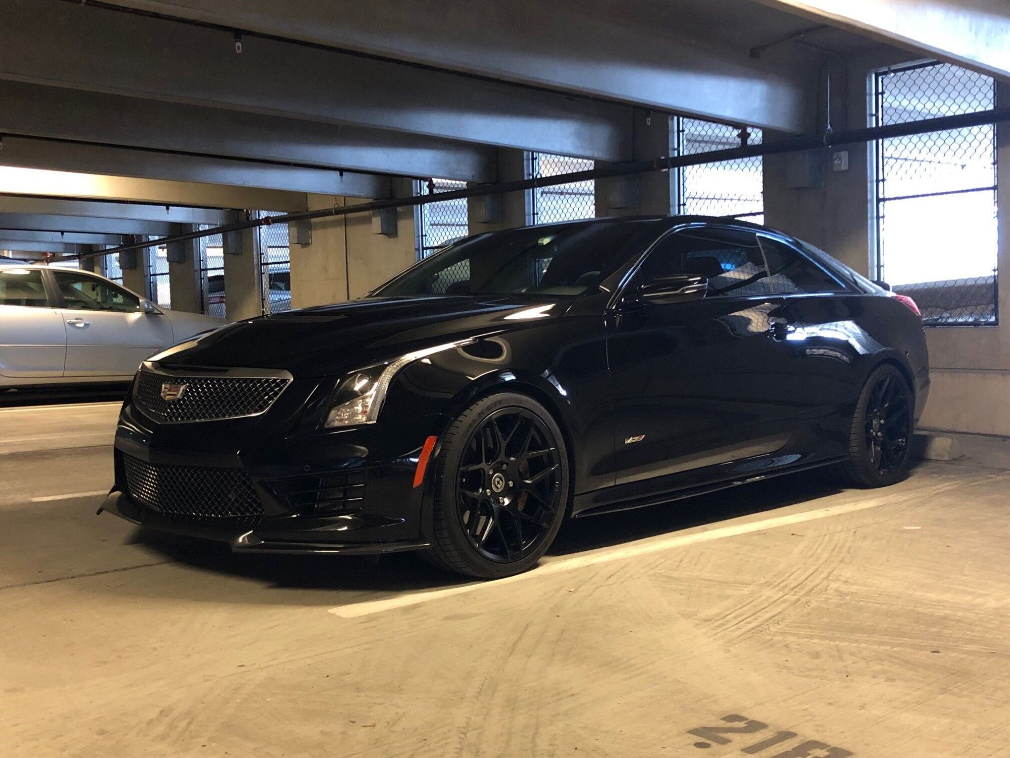 Cadillac ATS-V Black HRE FF01 | Wheel Front