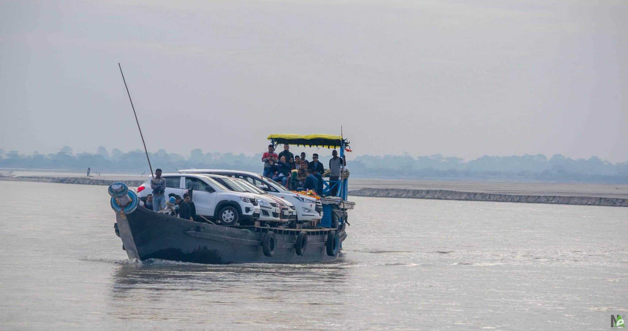 Reaching the Majuli Islands by Ferry tezpur to majuli ferry