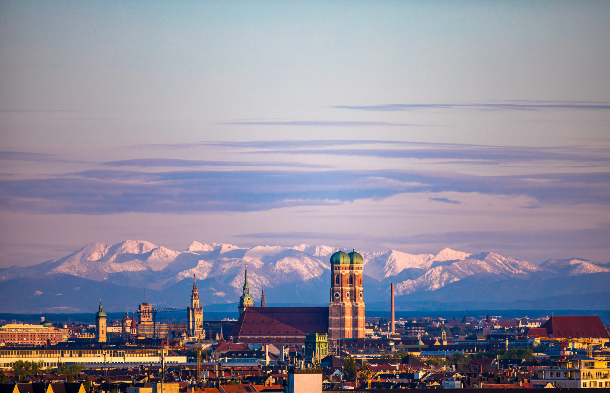 München Stadtpanorama Skyline