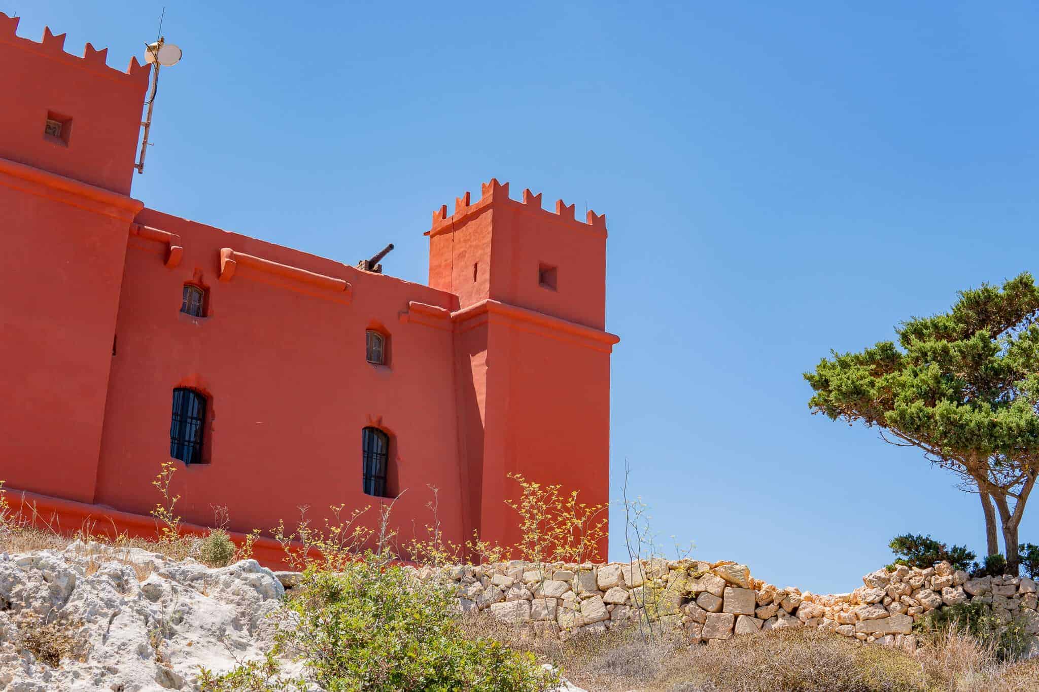 Malta Sights - 14 Must Sees in Malta 39 Red Tower Malta