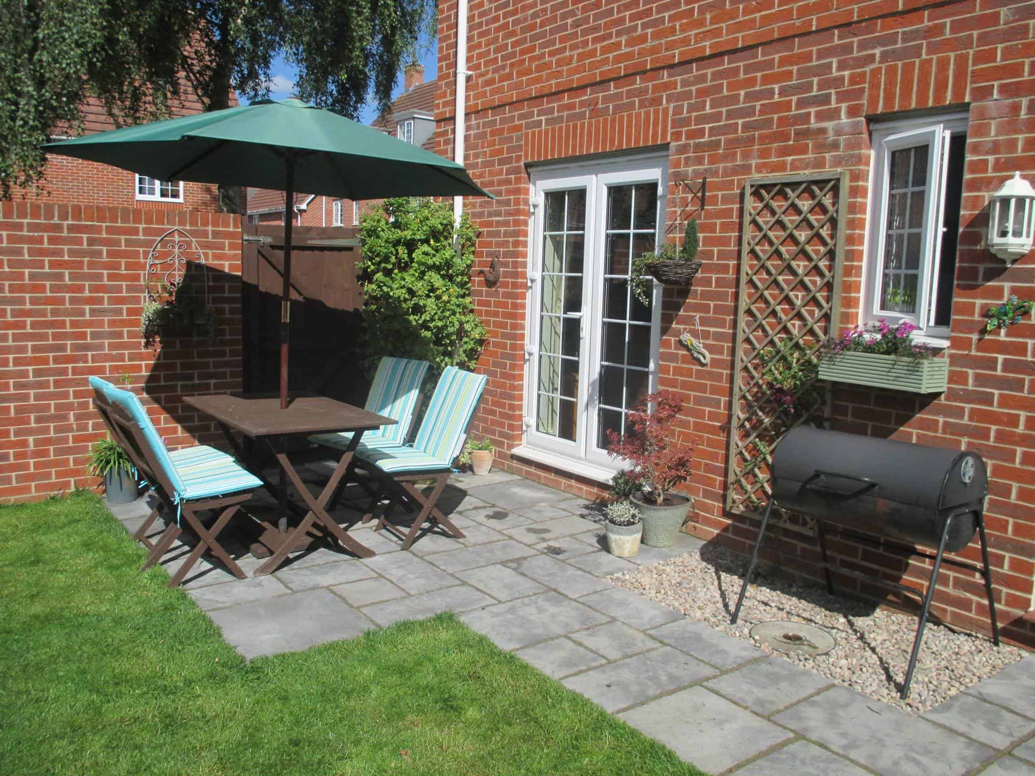 garden, grass, patio, patio furniture