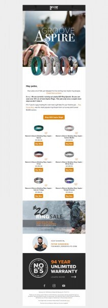 Example of an email that creates an irresistible offer