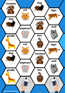 ESL Board Game - Animals