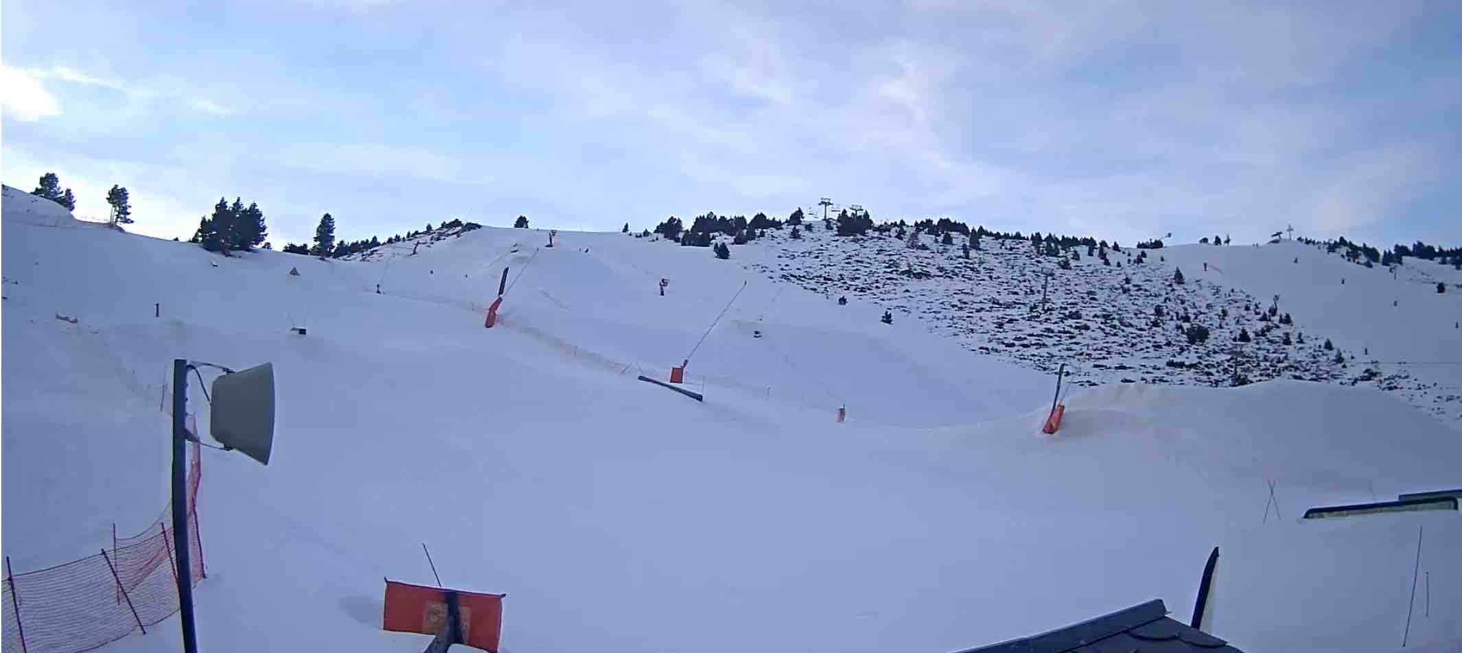 Font Romeu webcam, in March 10, 2020