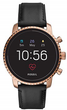 Fossil Q Gen 4 Hr Gold Dial Men's Smart Watch