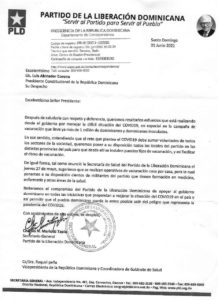 Carta PLD, vacuna.