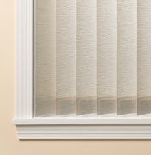 free hanging vanes vertical with free hang fabrics